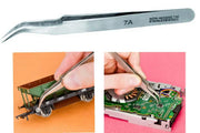 EXTRA FINE CURVED TWEEZERS