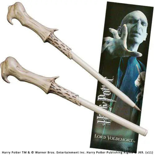 HP VOLDEMORT WAND Bolígrafo AND BOOKMARK
