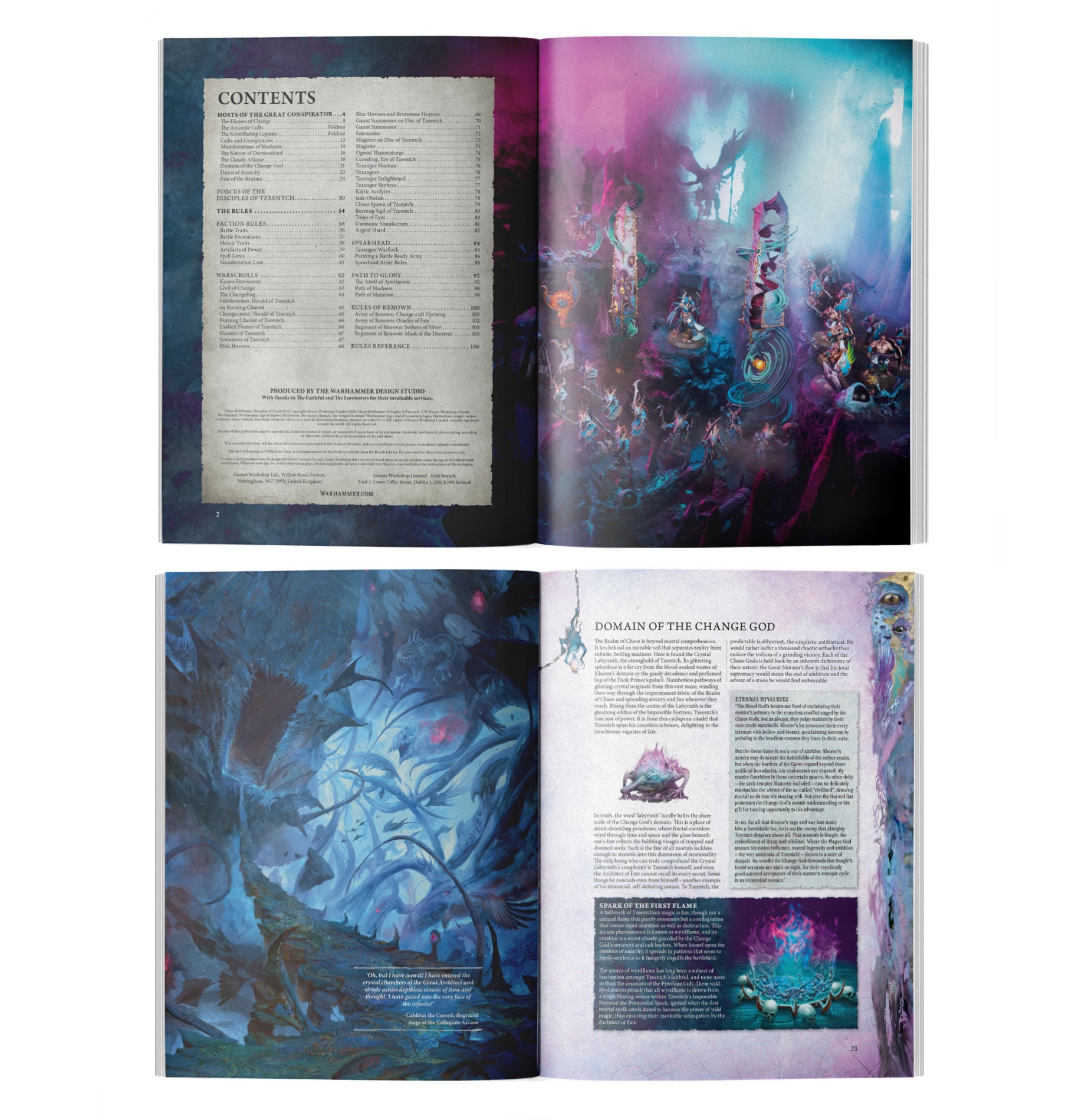 BATTLETOME: DISCIPLES OF TZEENTCH ENG