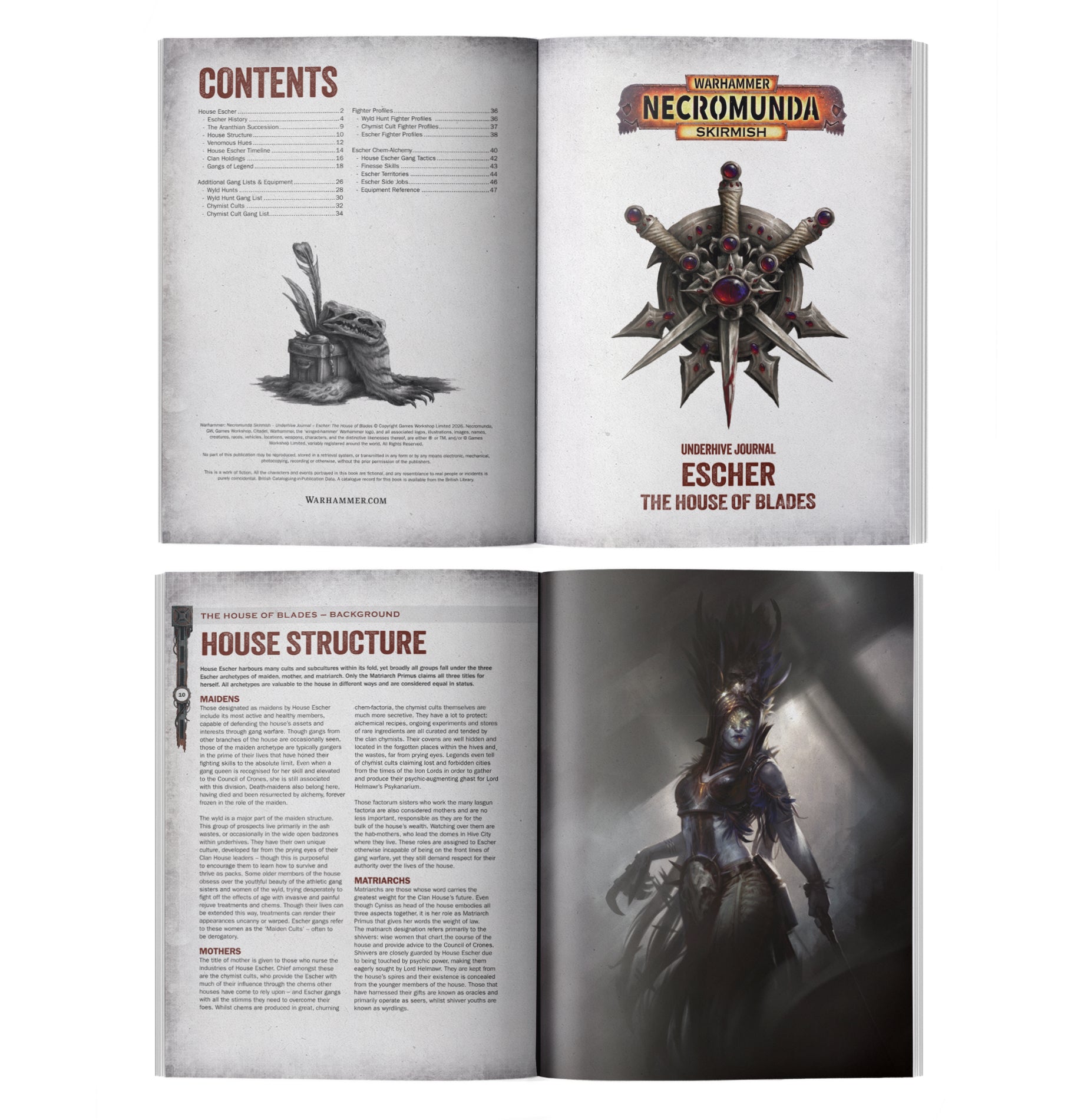 Underhive Journal: Escher – The House of Blades (Inglés)