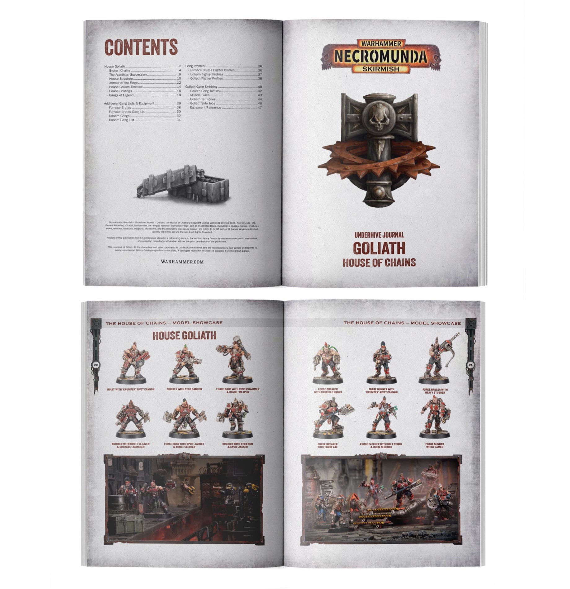 Underhive Journal: Goliath – The House of Chains (Inglés)