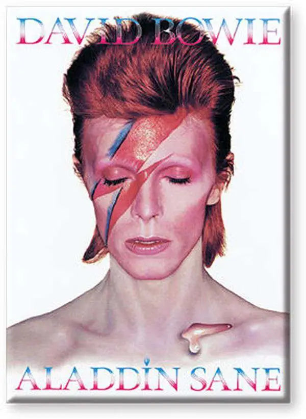 BOWIE ALADDIN SANE FLAT Imán