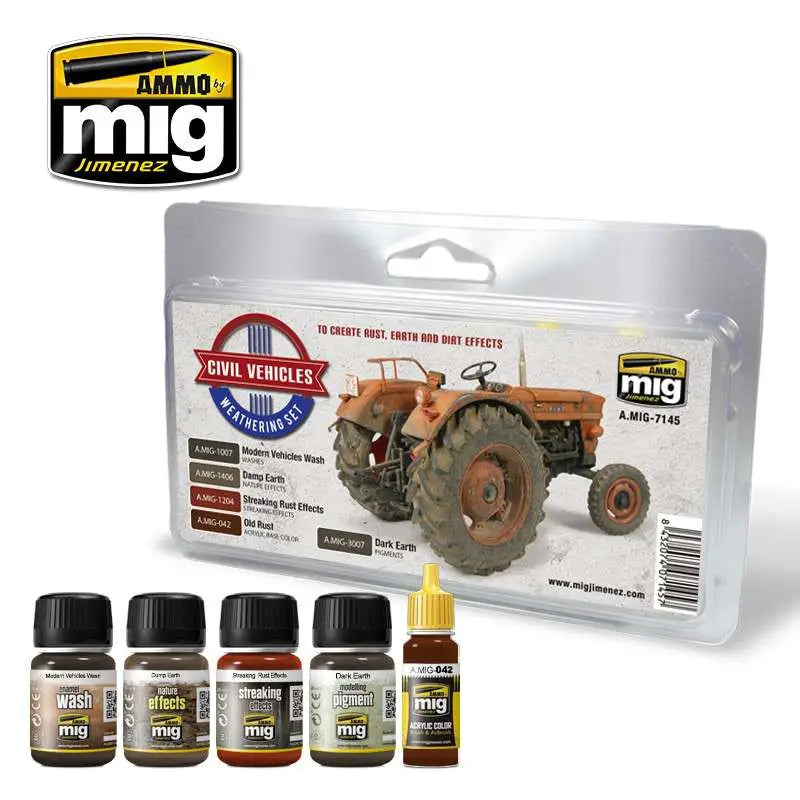 WEATHERING SET FOR CIVIL VHEICLES 7145 Frikytopia