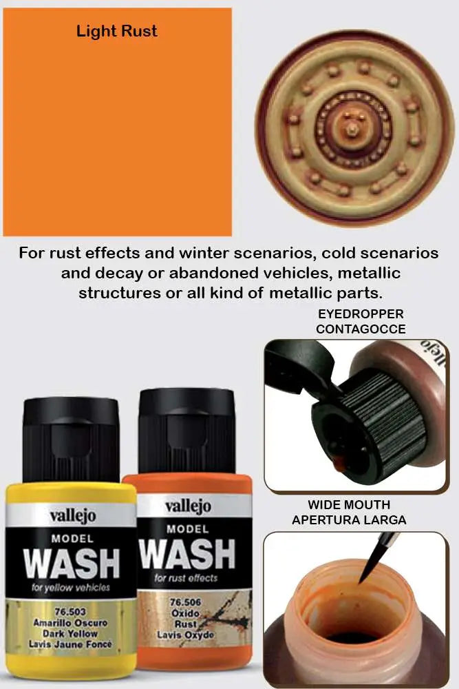 MODEL WASH 76505 LIGHT RUST Frikytopia