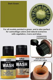 MODEL WASH 76512 DARK GREEN