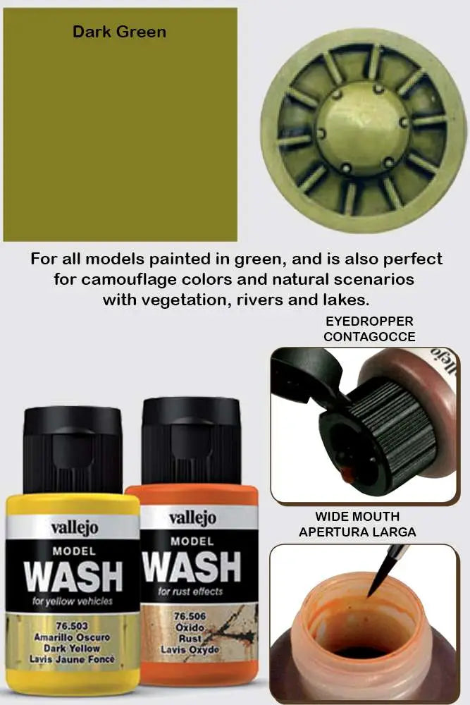MODEL WASH 76512 DARK GREEN Frikytopia
