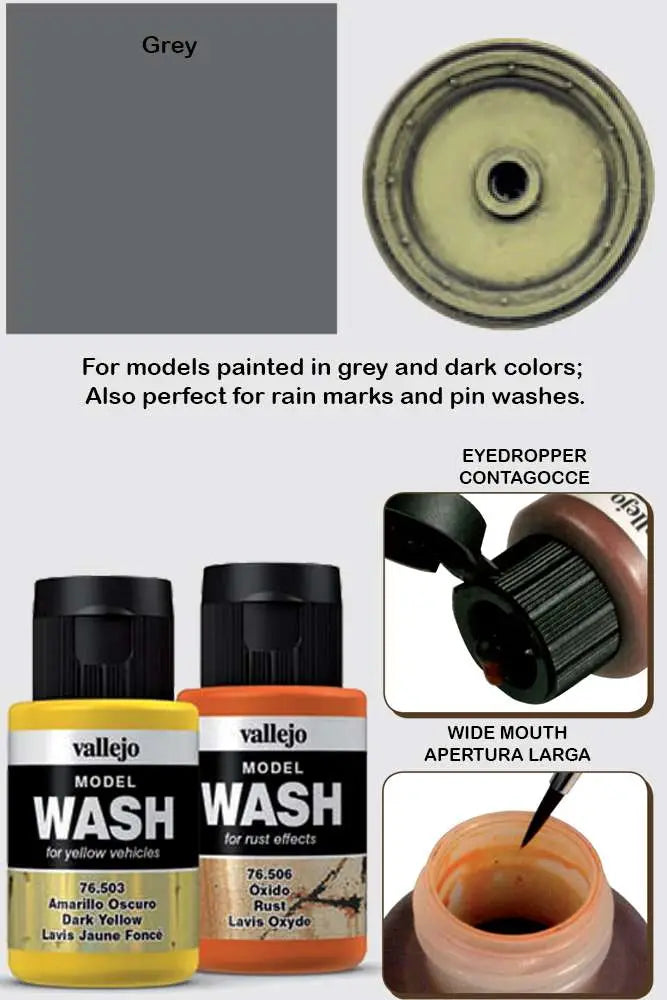 MODEL WASH 76516 GREY Frikytopia