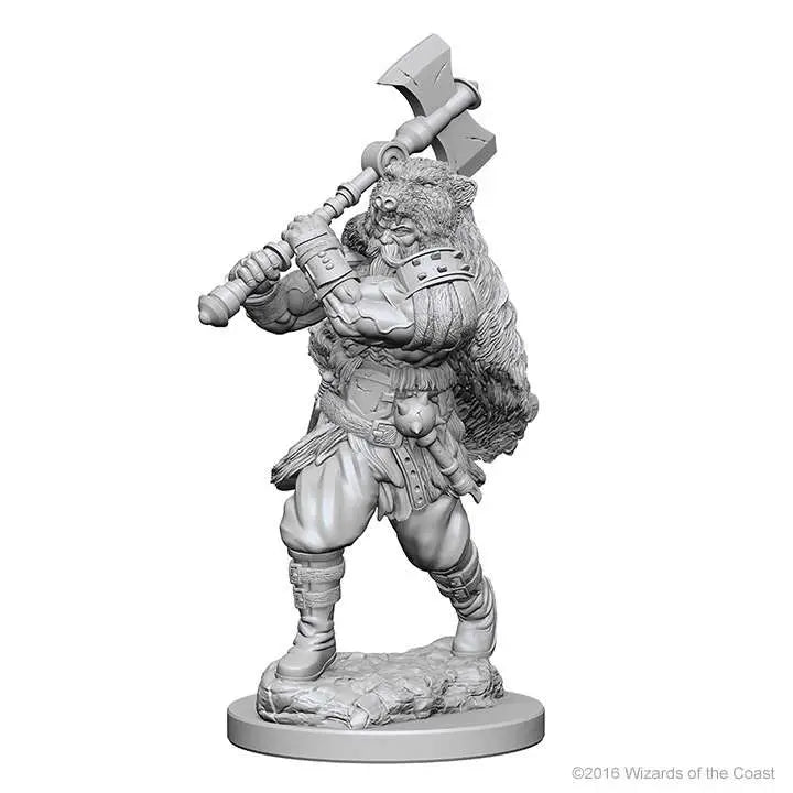 D&D NOLZUR'S MARVELOUS MINIATURES - HUMAN MALE BARBARIAN