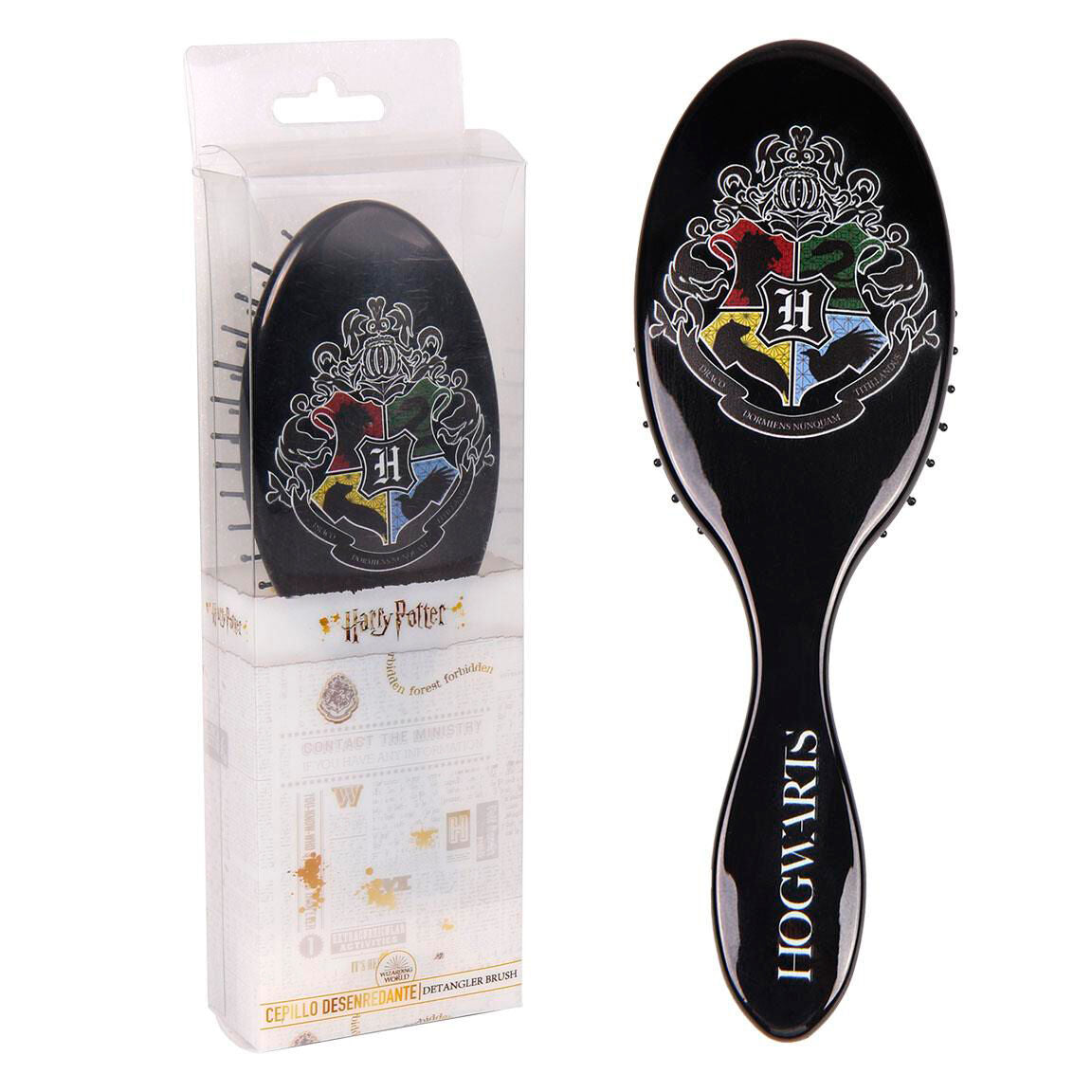 Cepillo cabello Hogwarts Harry Potter Frikytopia