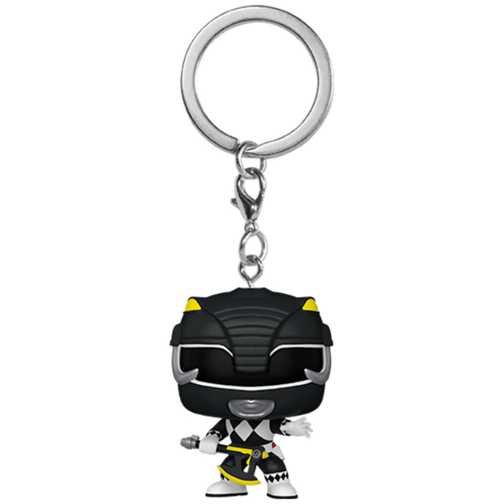 Llavero Pocket POP Power Rangers 30th Anniversary Black Ranger Frikytopia