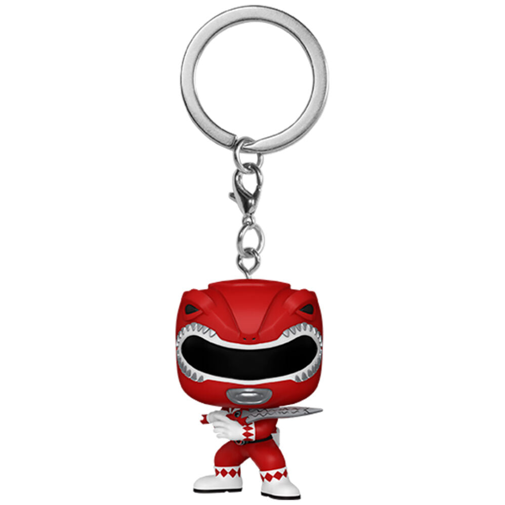 Llavero Pocket POP Power Rangers 30th Anniversary Red Ranger Frikytopia