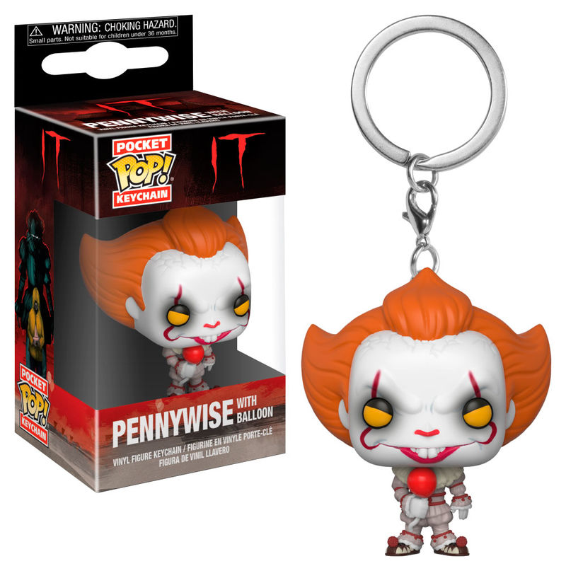 Llavero Pocket POP IT Pennywise with balloon Frikytopia