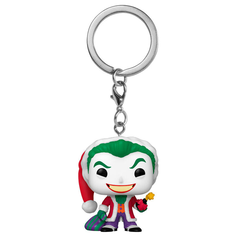 Llavero Pocket POP DC Comics Holiday The Joker Exclusive Frikytopia