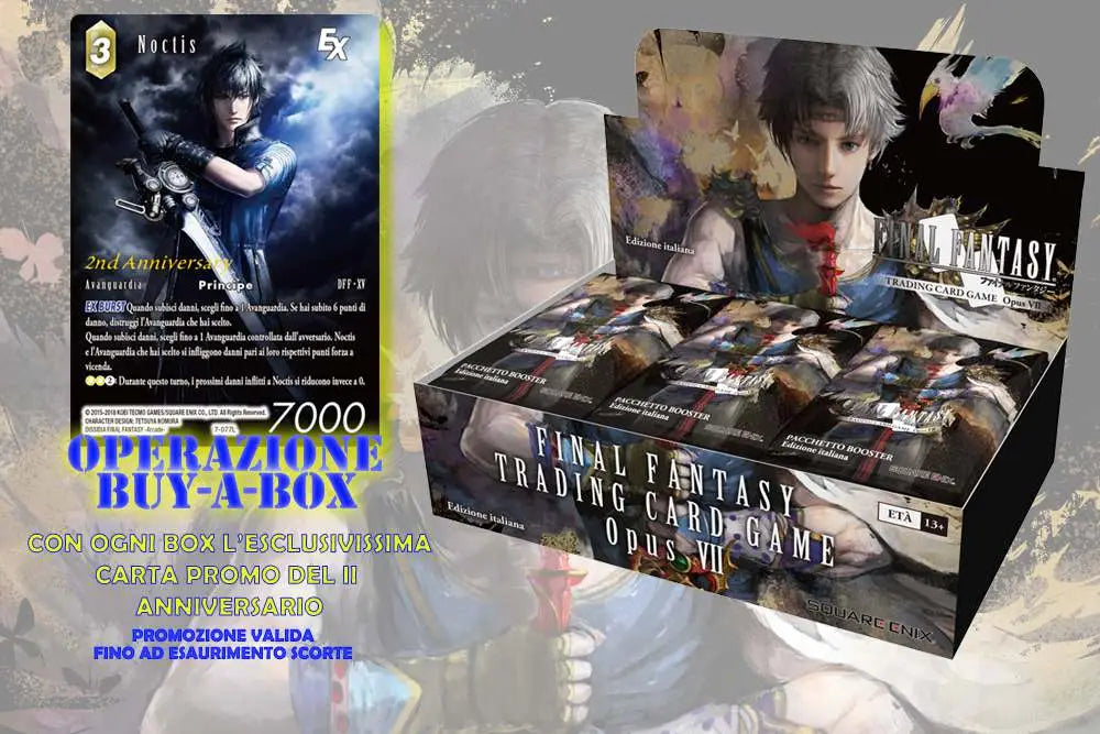 FFTCG OPUS VII BOOSTERS BOX ITALIAN (36) Frikytopia