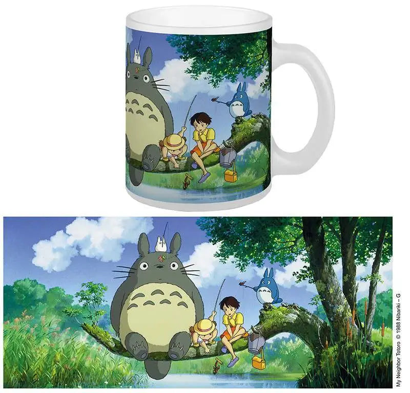 Studio Ghibli Taza Totoro Fishing