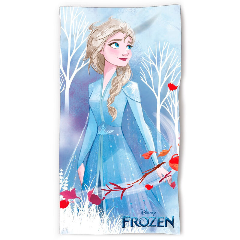 Toalla Elsa Frozen Disney microfibra Frikytopia