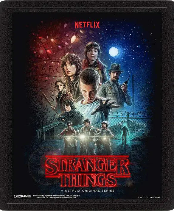 STRANGER THINGS Póster 3D LENTICULAR Frikytopia