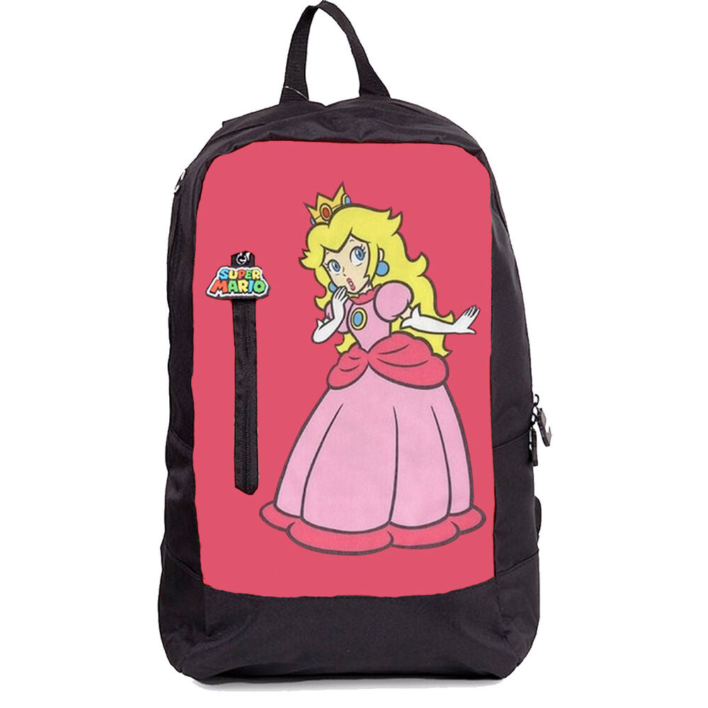 Mochila Peach Super Mario Bros 40cm Frikytopia