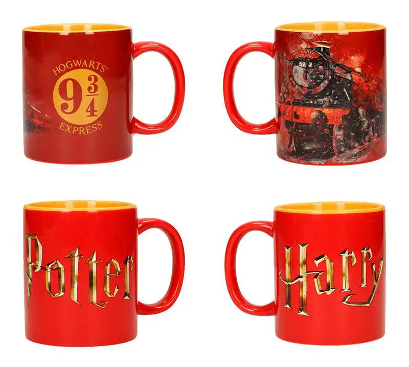 Set tazas logo Hogwarts Harry Potter