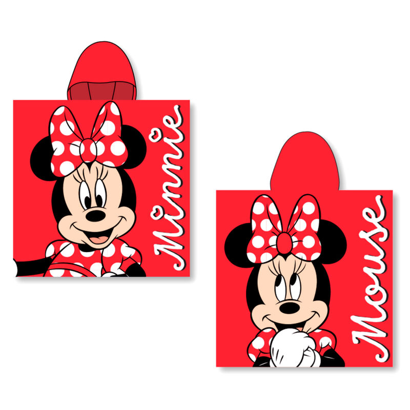 Poncho toalla Minnie Disney algodon Frikytopia