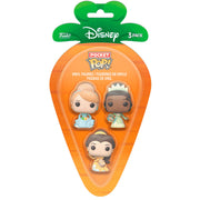 Blister 3 figuras Carrot Pocket POP Disney Princesas Cenicienta Tiana Be