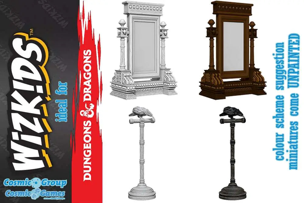 WIZKIDS UM MIRROR & BIRD ON STAND Frikytopia