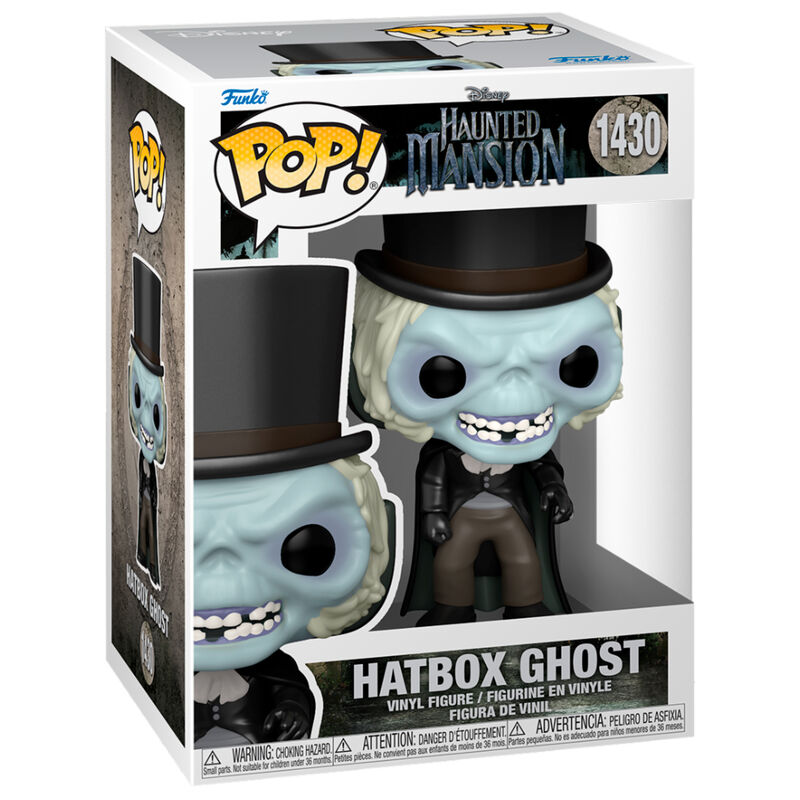 Figura POP Disney Haunted Mansion Hatbox Ghost Frikytopia