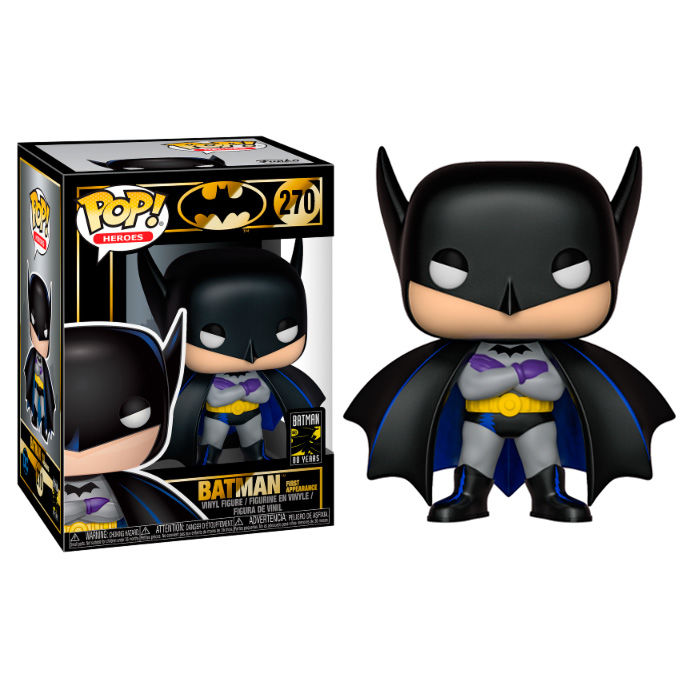 Figura POP DC Comics Batman 80th Batman 1st Appearance 1939 Frikytopia