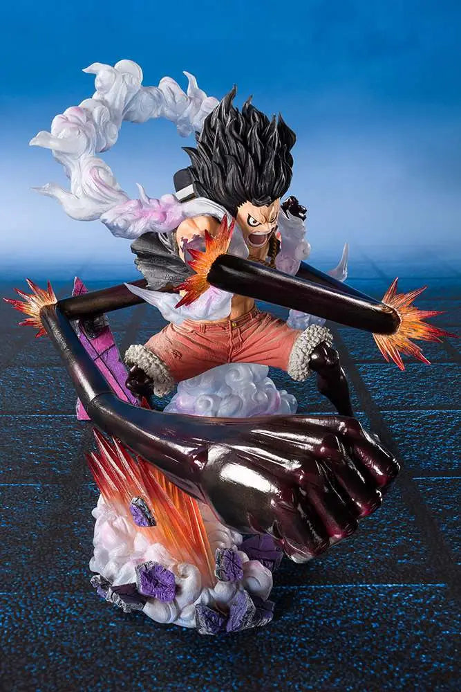 One Piece Figuarts ZERO Extra Battle Estatua PVC Monkey D. Luffy Gear 4 Snake Man King Cobra 21 cm