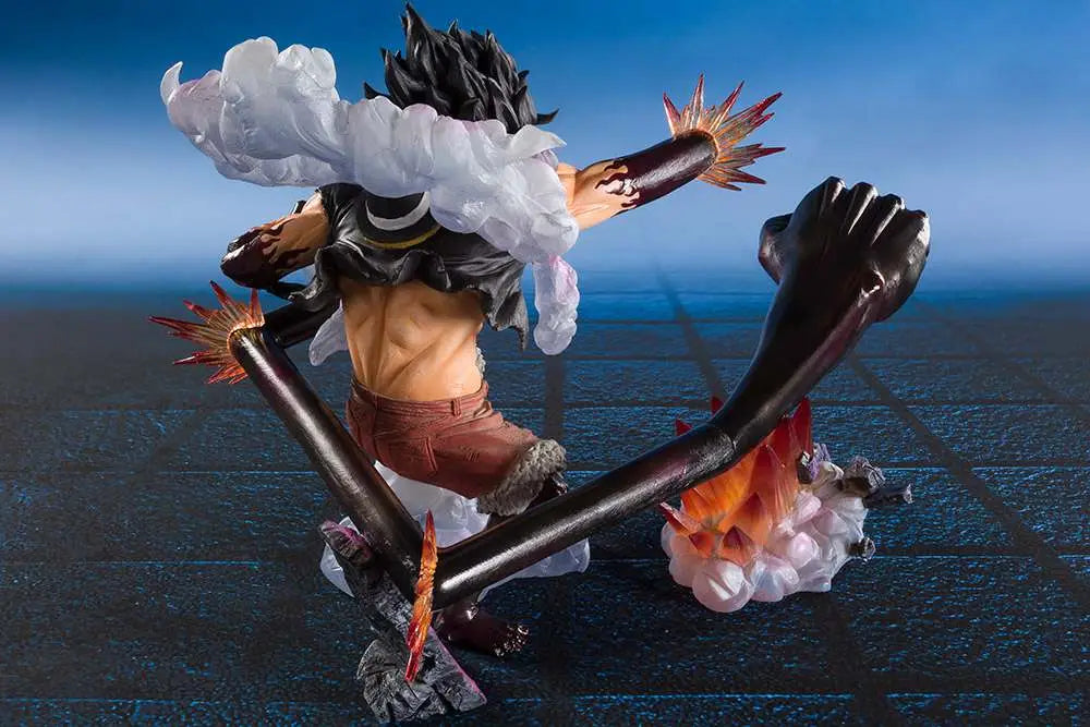 One Piece Figuarts ZERO Extra Battle Estatua PVC Monkey D. Luffy Gear 4 Snake Man King Cobra 21 cm