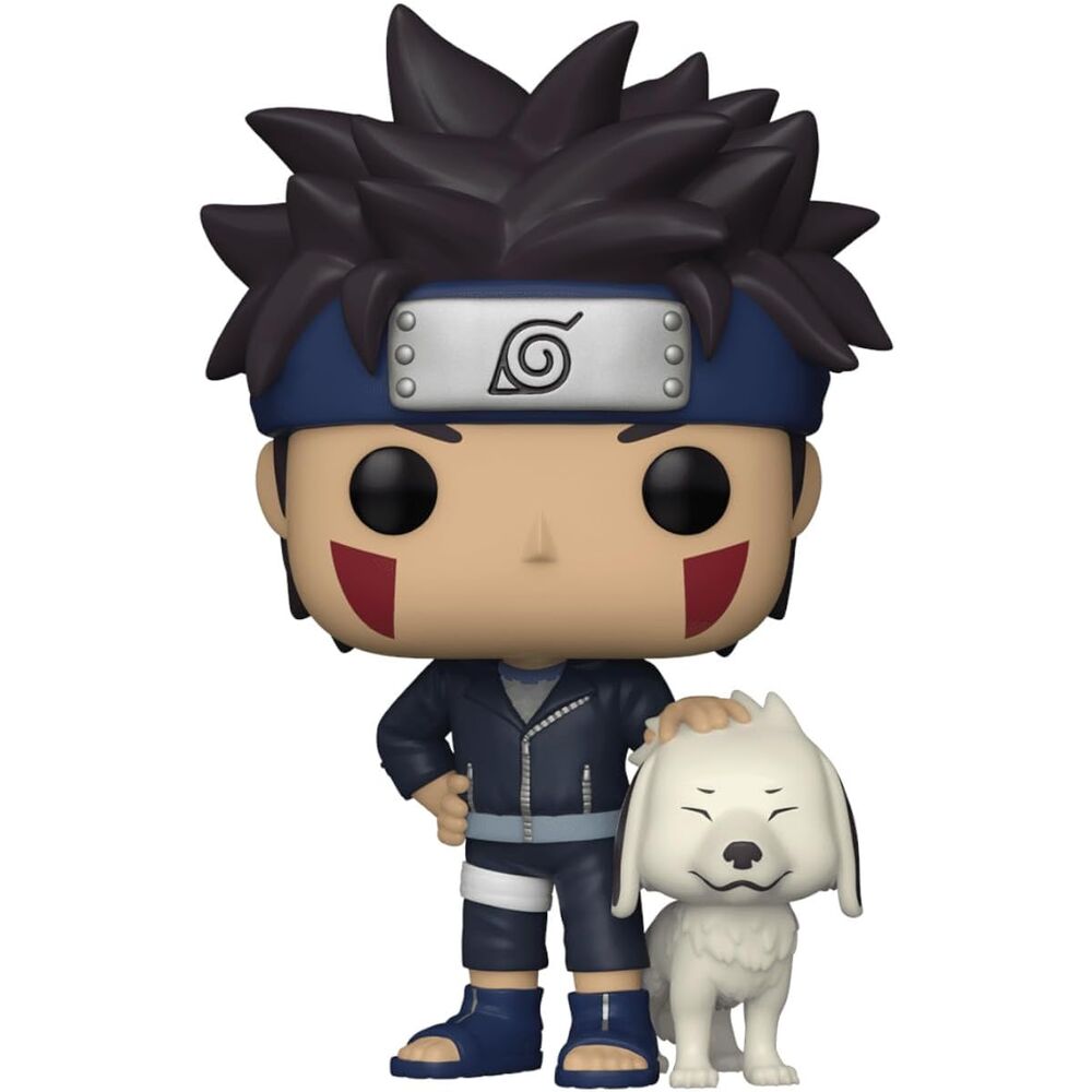 Naruto Figura POP! Animation Vinyl Kiba w/Akamaru 9 cm