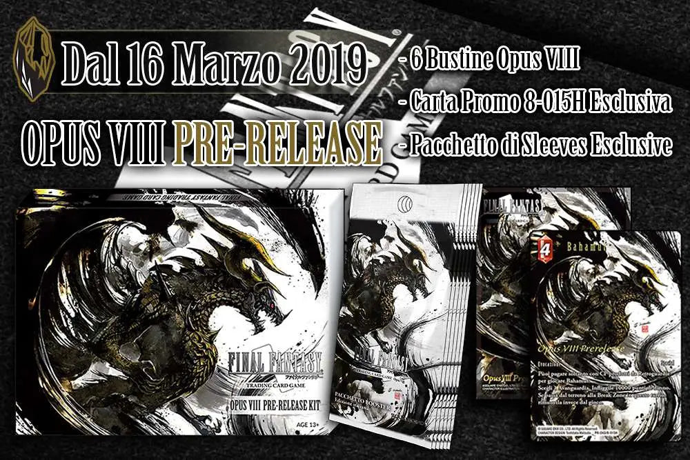 FFTCG OPUS VIII PRE RELEASE KIT Frikytopia
