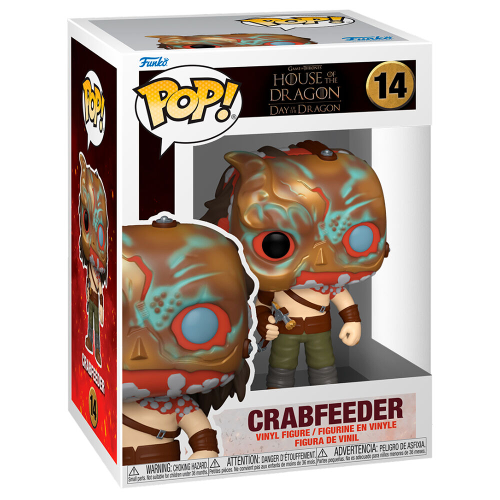 La casa del dragón Figura POP! TV Vinyl Crabfeeder 9 cm Frikytopia