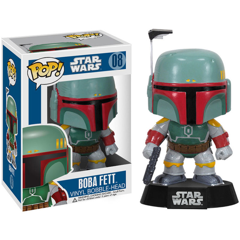 Star Wars POP! Vinyl Cabezón Boba Fett 10 cm