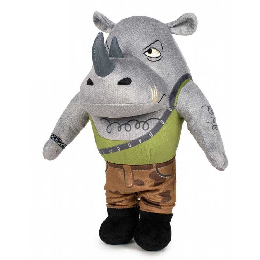 Peluche Rocksteady Mutant Mayhem Tortugas Ninja 28cm Frikytopia