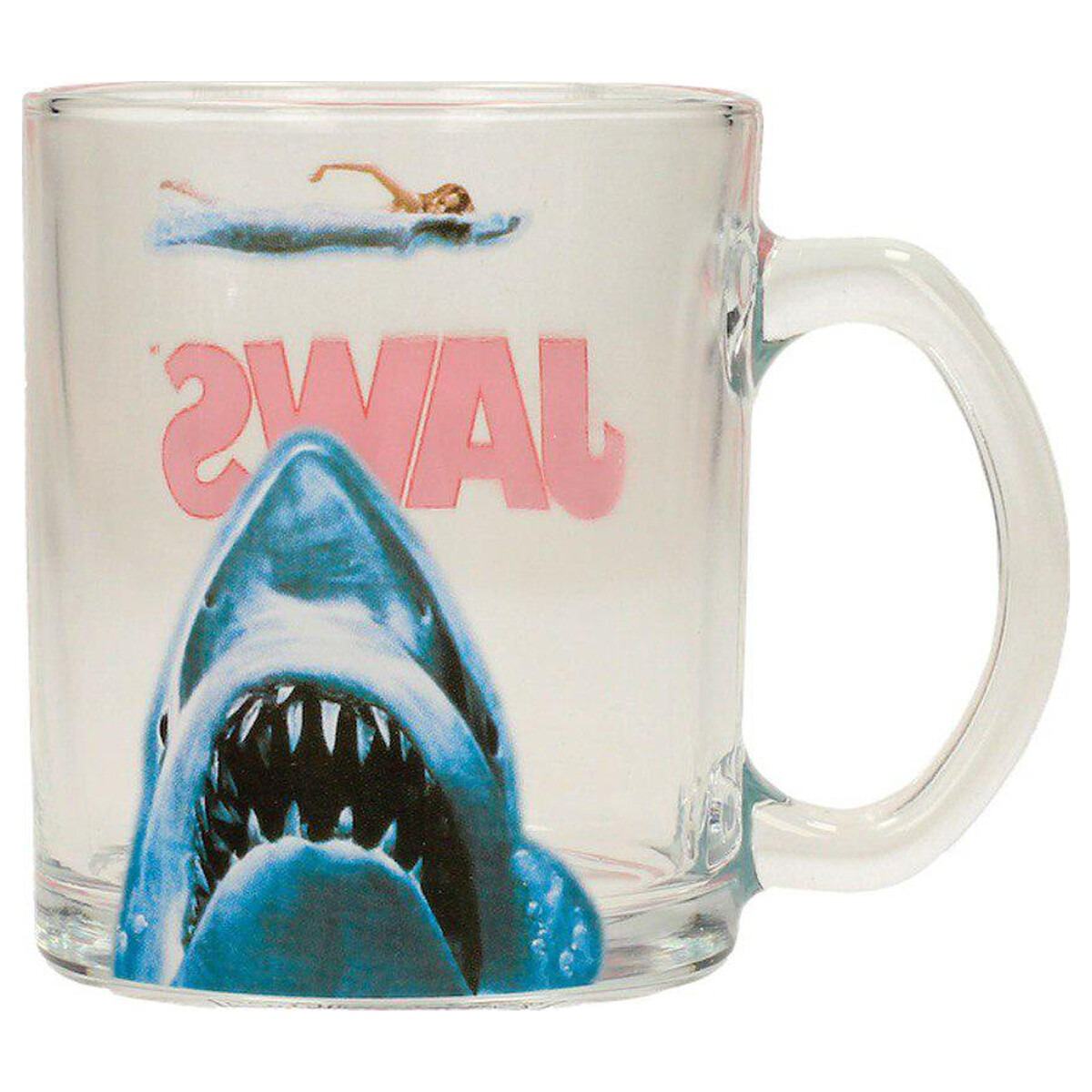 JAWS TRANSPARENT Taza Frikytopia