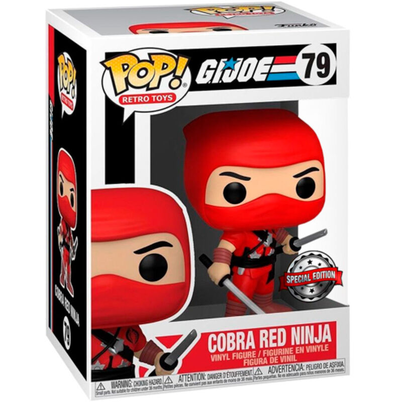 Figura POP G.I. Joe Cobra Red Ninja Exclusive Frikytopia