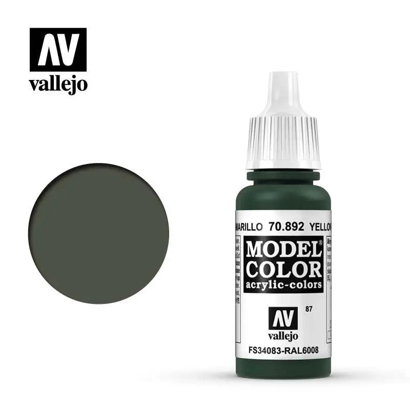 MODEL COLOR 70892 YELLOW OLIVE Frikytopia