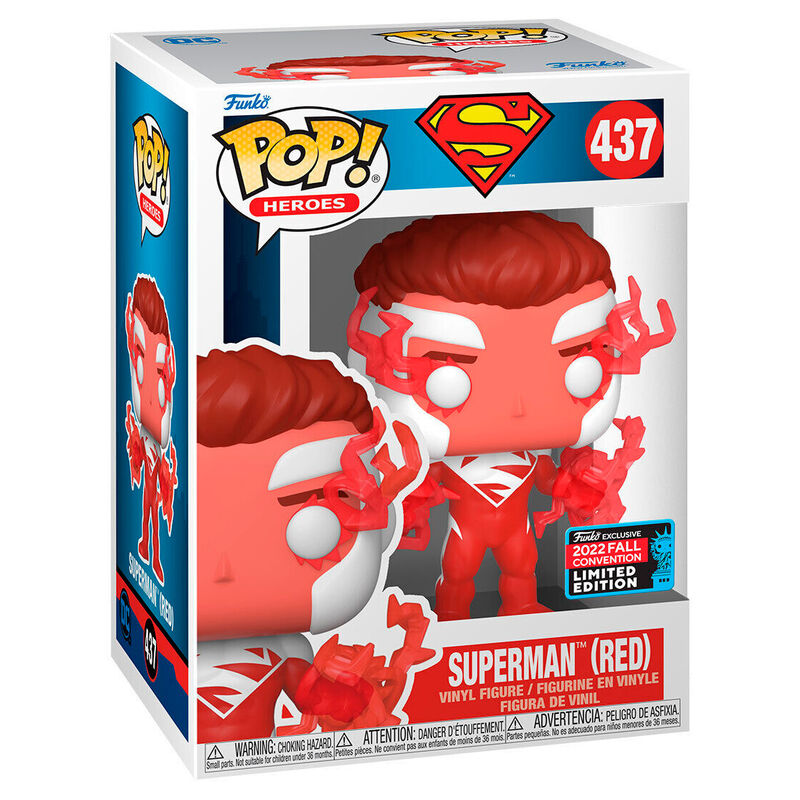 Figura POP DC Comics Superman - Superman Red Exclusive Frikytopia