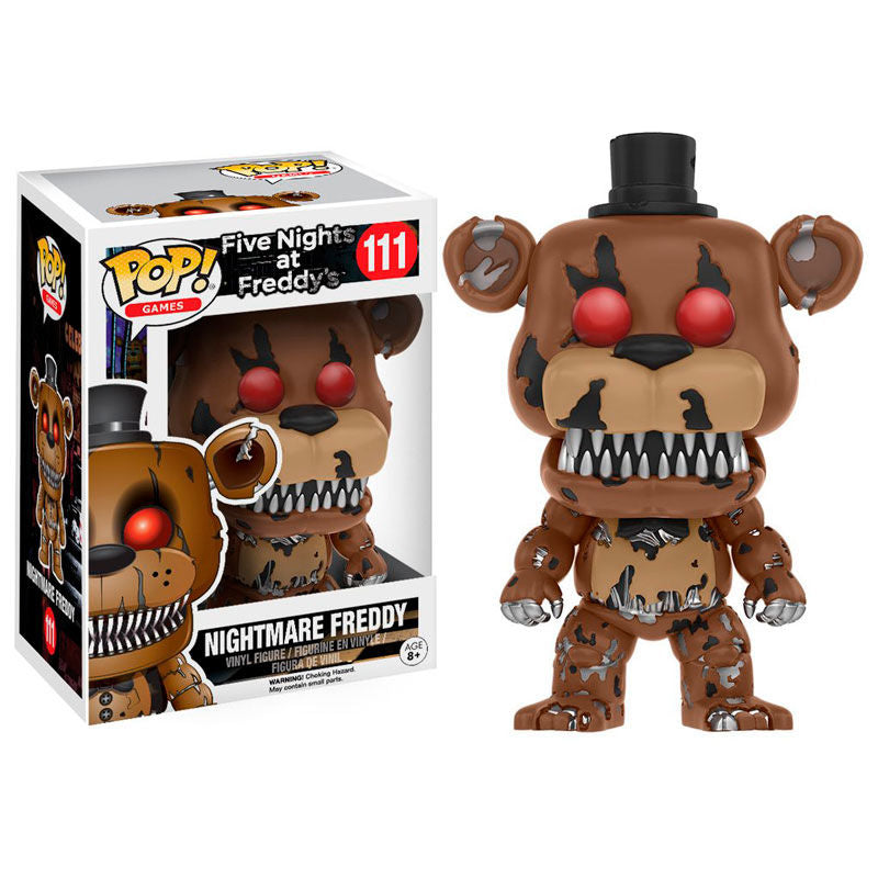 Five Nights at Freddy's POP! Games Vinyl Figura Nightmare Freddy 9 cm