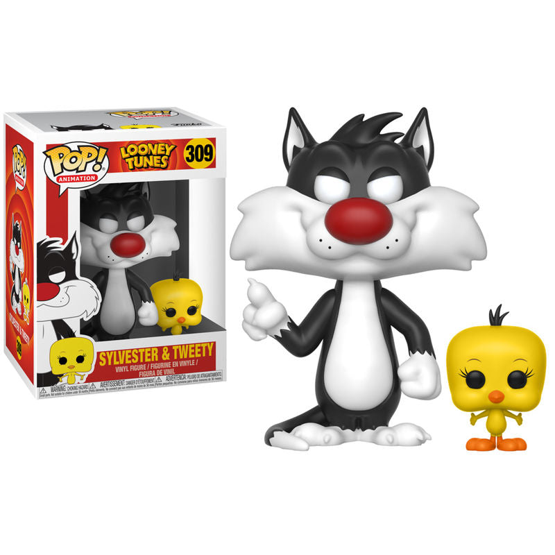 Looney Tunes POP! Television Vinyl Figura Sylvester & Tweety 9 cm