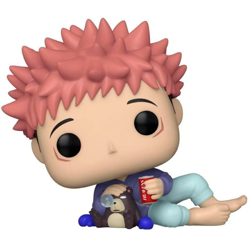 Funko pop jujutsu kaisen itadori con muñeco tsukamoto exclusivo