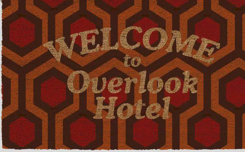 SHINING WELCOME OVERLOOK HOTEL DOORMAT