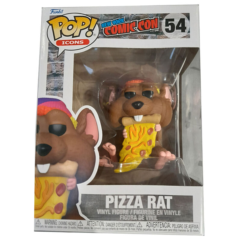 Figura POP New York Comiccon Pizza Rat Frikytopia