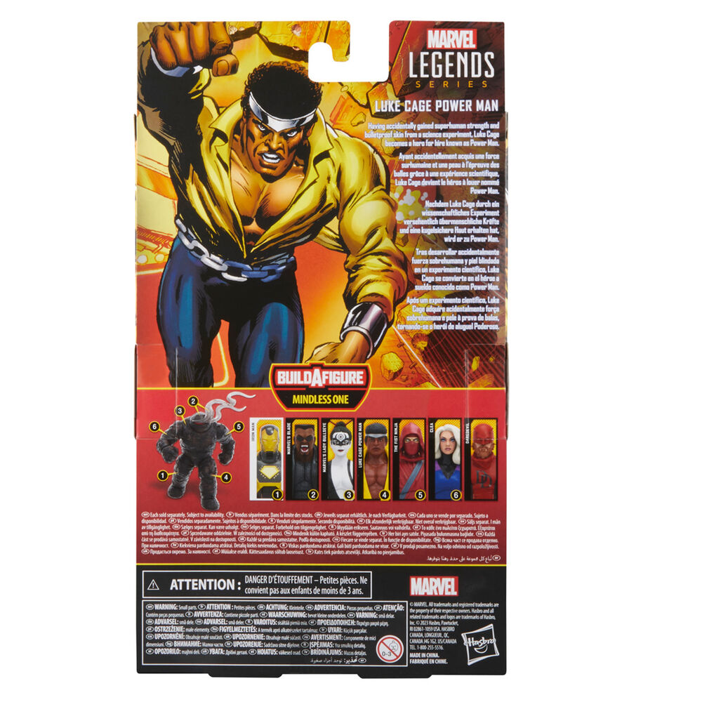 Figura hasbro marvel knights legends series build a figure mindless one
