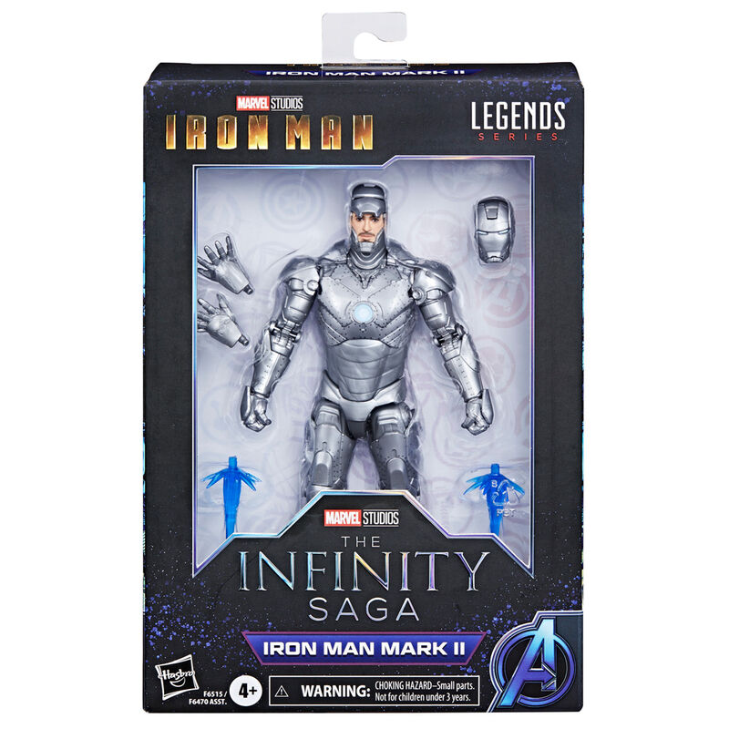 Figura hasbro marvel legends series the infinity saga iron man mark ii