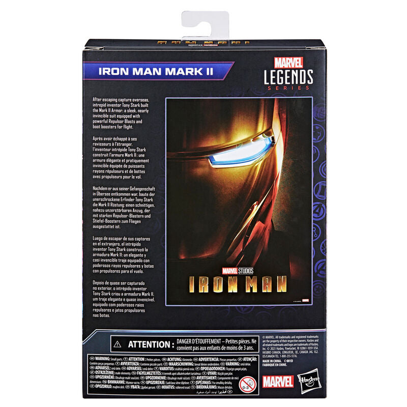 Figura hasbro marvel legends series the infinity saga iron man mark ii