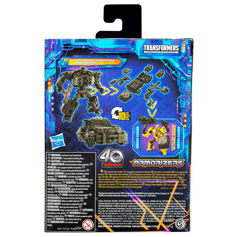 Figura hasbro transformers legaly united infernac universe magneous