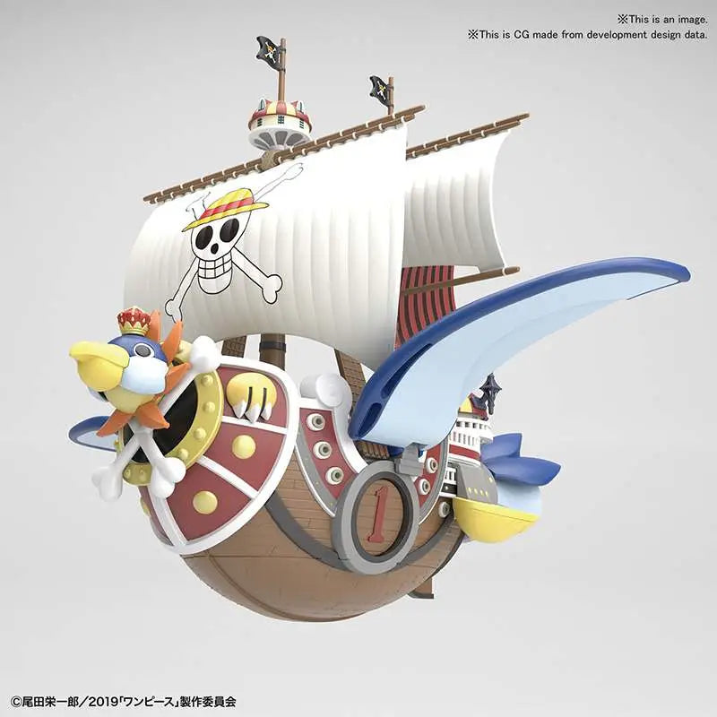 Replica bandai hobby one piece grand ship collection thousand sunny flying model kit