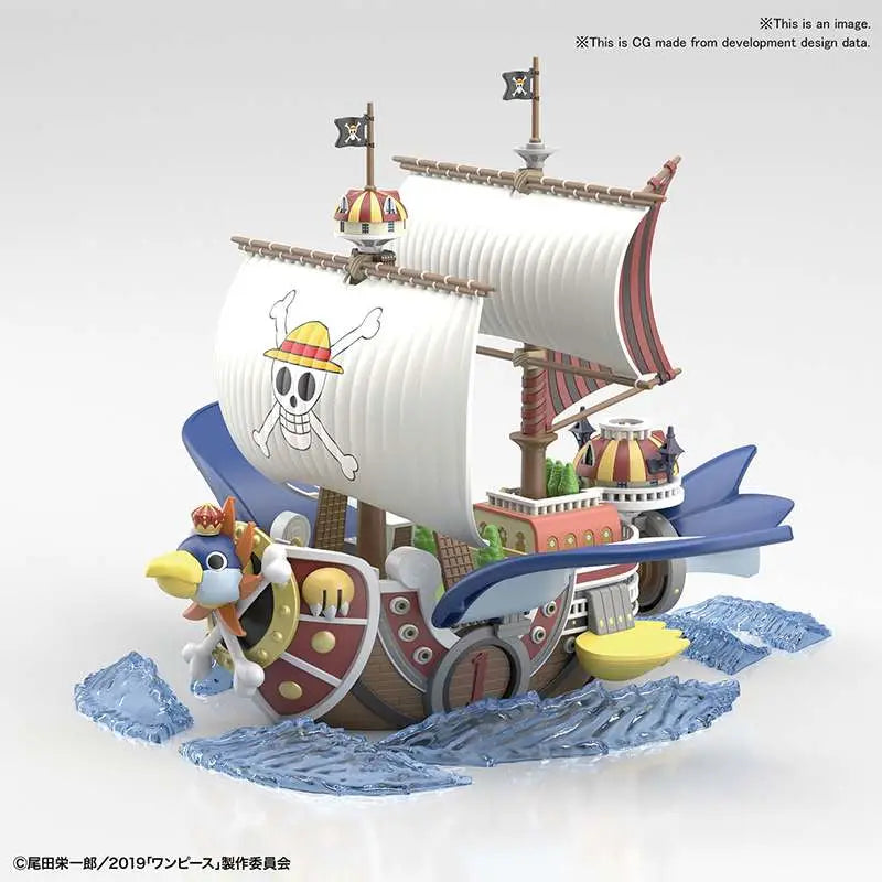 Replica bandai hobby one piece grand ship collection thousand sunny flying model kit
